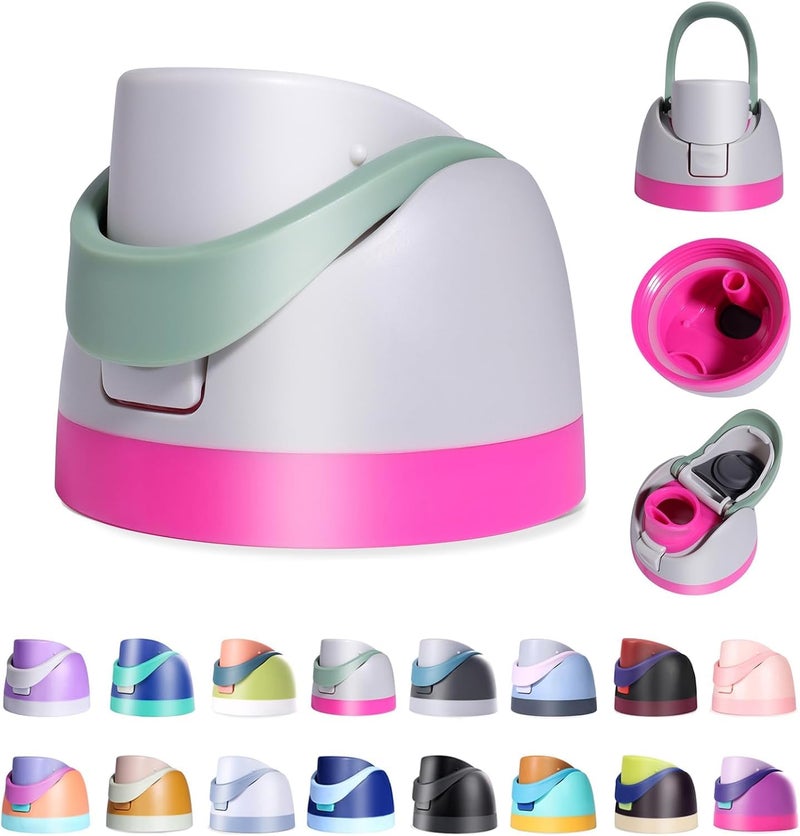 Branbox Replacement Lid for Owala Freesip, Compatible with Owala Cup 16oz 24oz 32oz 40oz, One Button Water Bottle Top Lid for Owala Freesip, Leakproof, BPA-Free (Sage Green) - Image 1